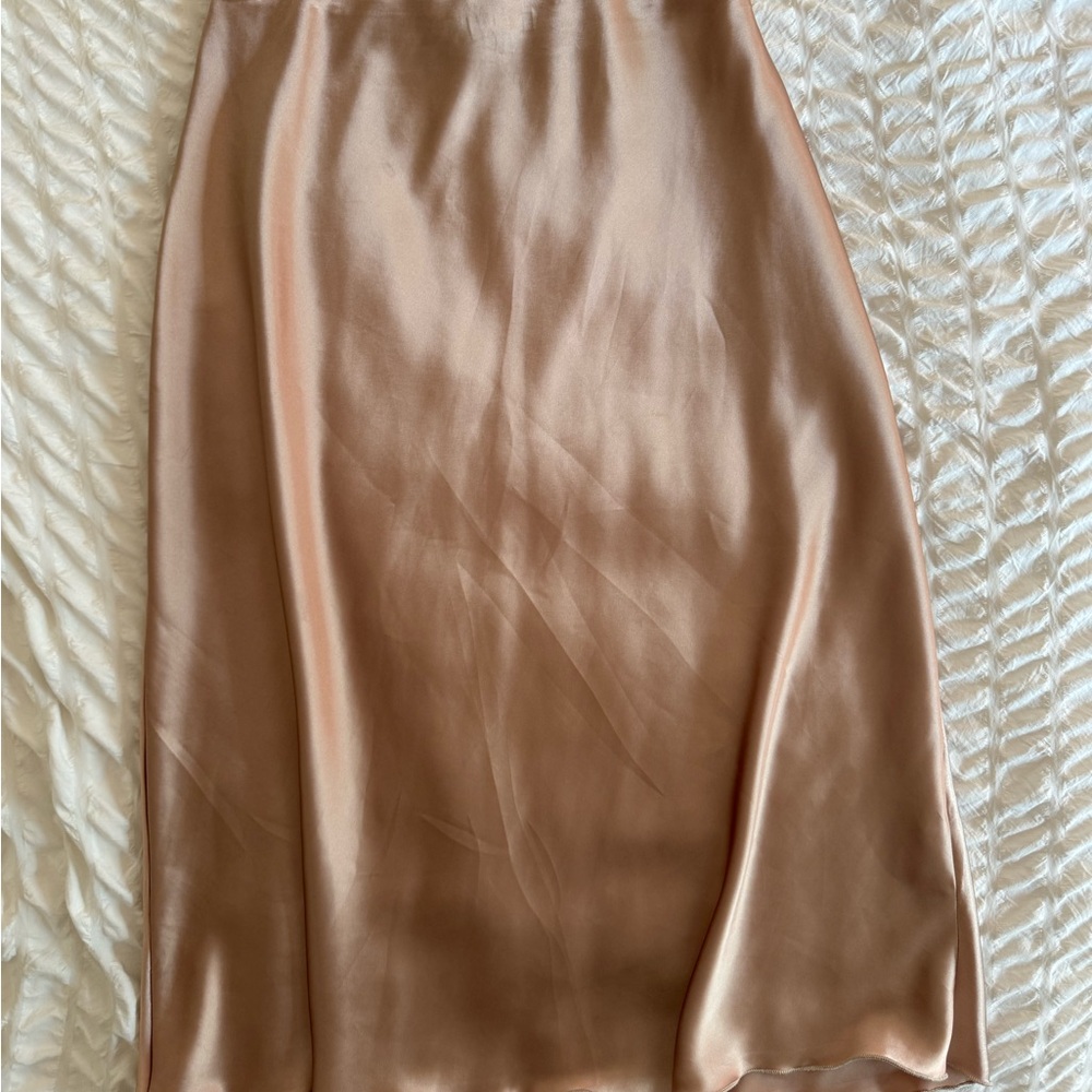 Silky Bias Midi Skirt